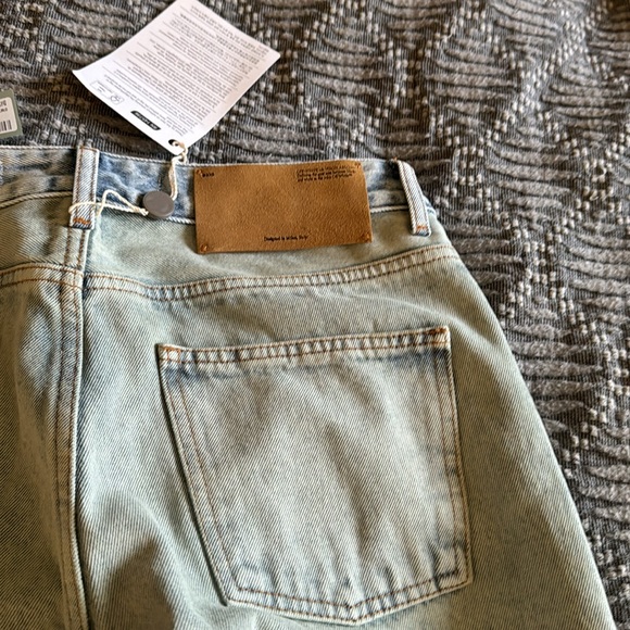 Off-White blue marbled curve jeans - Picture 6 of 6